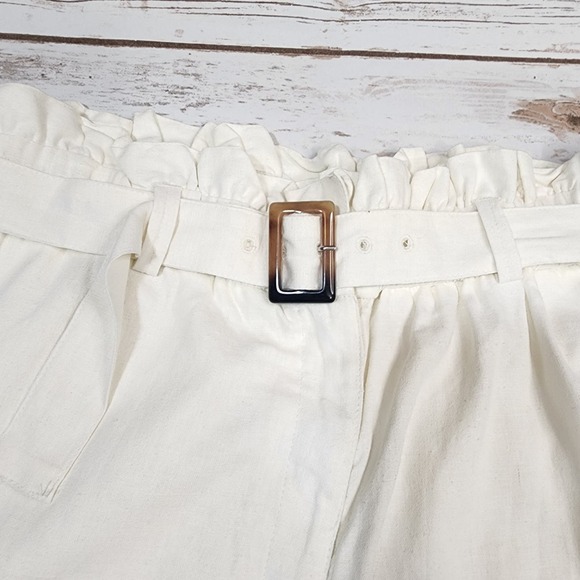 The Limited NWT paper bag yarn dye shorts woman's size 16 - Picture 12 of 13